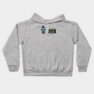 Chum Bucket vs krusty krab Kids Hoodie